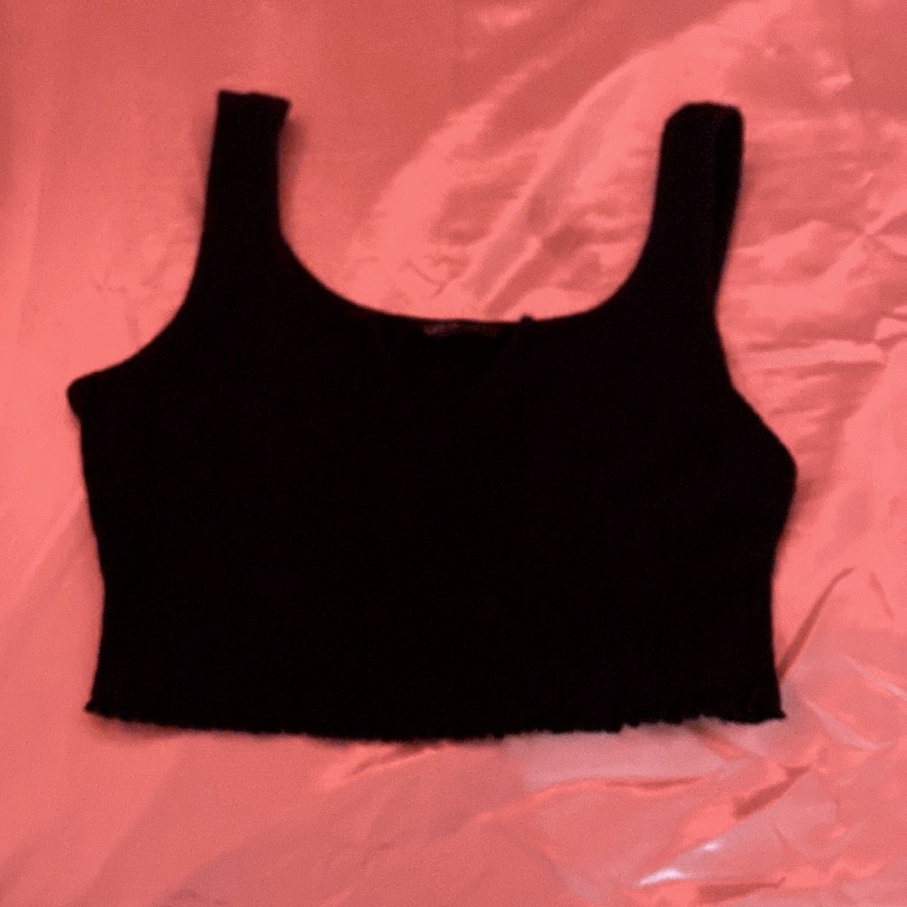 Medium black crop top
